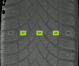 205/55 R17 95V WINTERREIFEN SKODA OCTAVIA NX 17 ZOLL ALU KOMPLETTSATZ 6-7MM - Bild 8