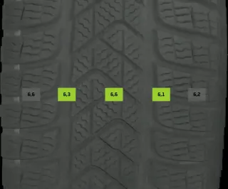 215/60 R16 95H WINTERREIFEN VW PASSAT 3C 16 ZOLL STAHL KOMPLETTSATZ 6-7MM 6-7MM - Bild 8