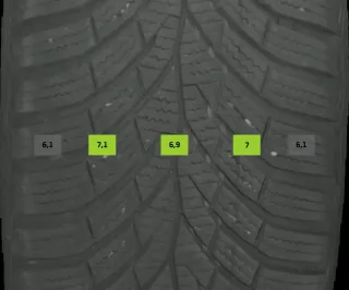 205/55 R16 91H WINTERREIFEN VW GOLF 8 VIII 16 ZOLL STAHL KOMPLETTSATZ 5-7MM - Bild 6