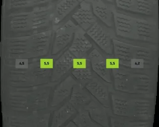 205/55 R16 91H WINTERREIFEN VW GOLF 8 VIII 16 ZOLL STAHL KOMPLETTSATZ 5MM - Bild 7