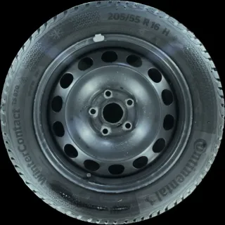 205/55 R16 91H WINTERREIFEN VW GOLF 8 VIII 16 ZOLL STAHL KOMPLETTSATZ 5-7MM - Bild 1