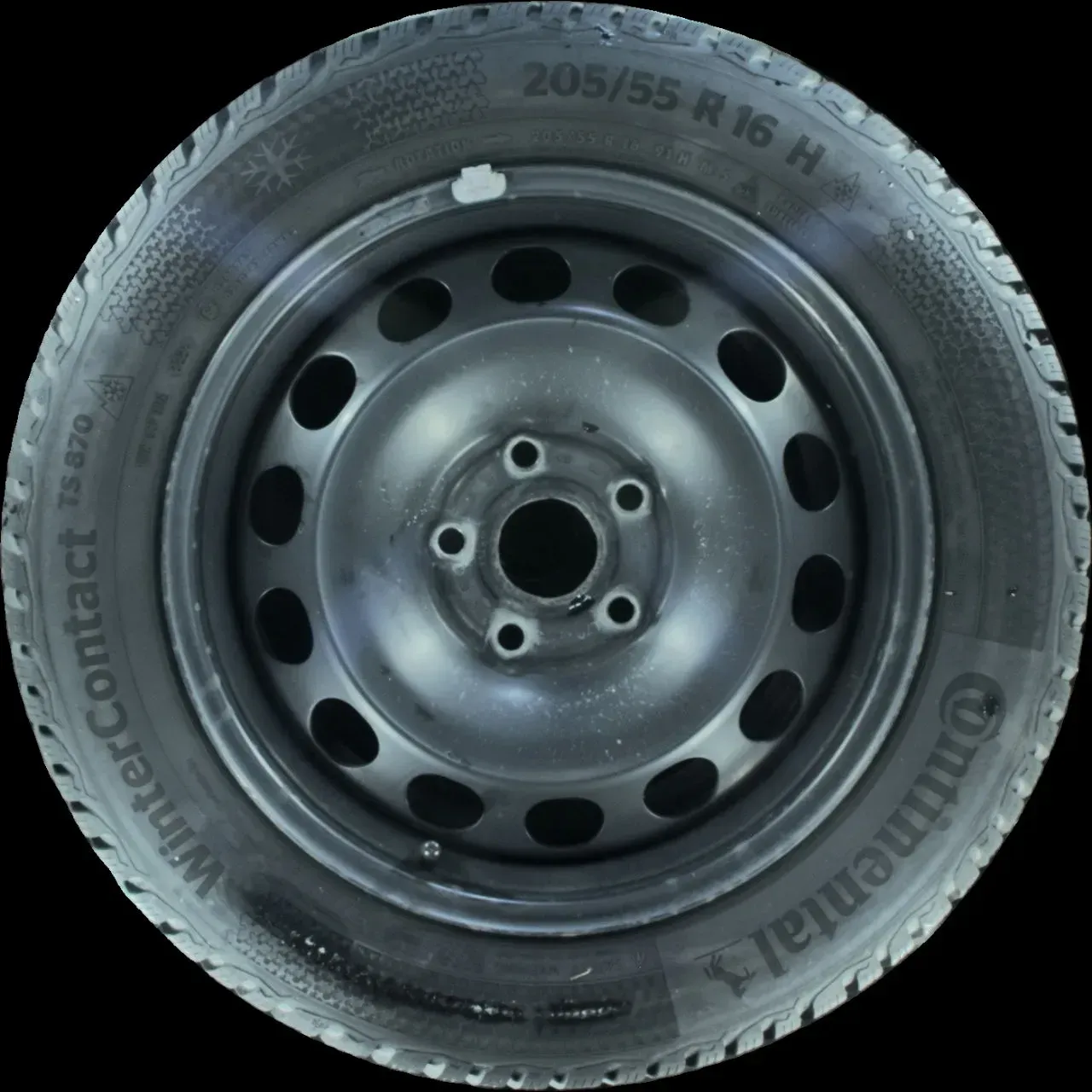 205/55 R16 91H WINTERREIFEN VW GOLF 8 VIII 16 ZOLL STAHL KOMPLETTSATZ 5-7MM - Bild 1