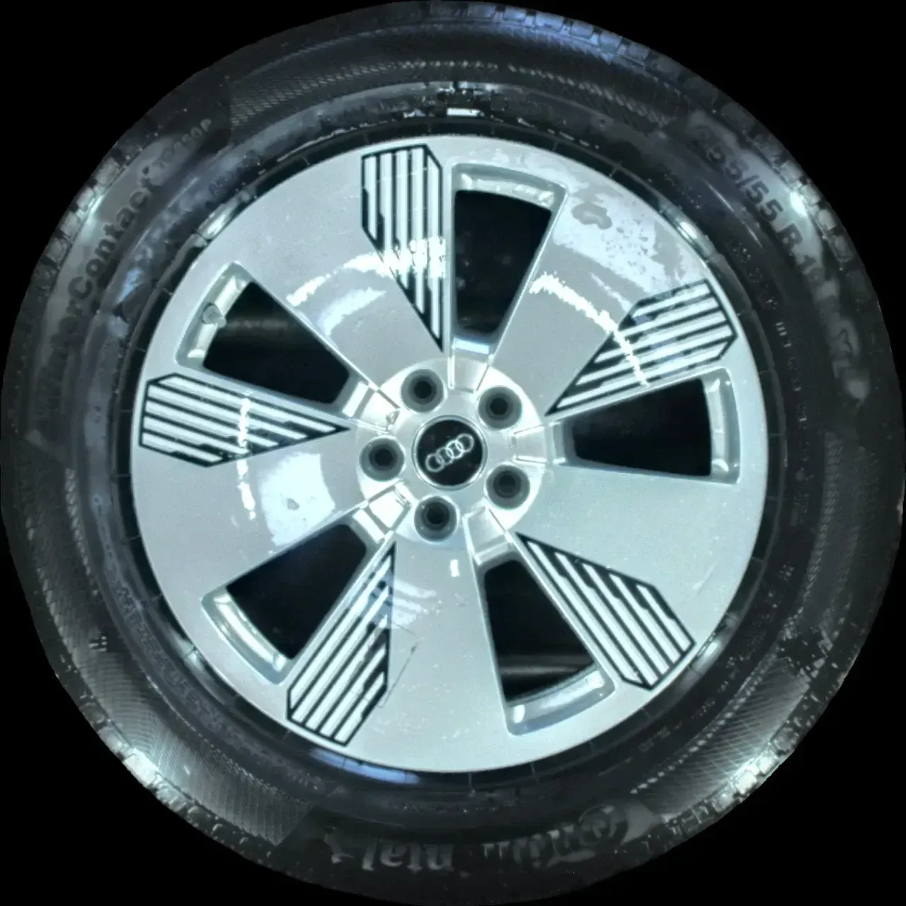 255/55 R19 111H WINTERREIFEN AUDI E-TRON 4KE 19 ZOLL ALU KOMPLETTSATZ 5-6MM - Bild 1