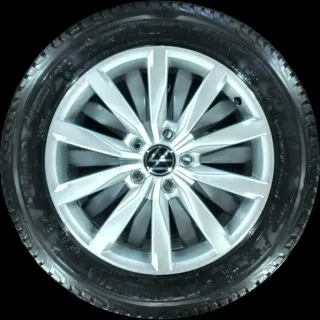 215/55 R17 94V WINTERREIFEN VW T-ROC 17 ZOLL ALU KOMPLETTRÄDER 6-7MM - Bild 3