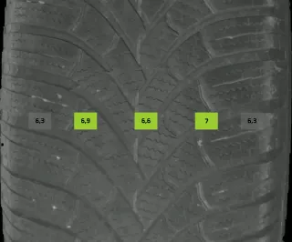 215/65 R17 103V WINTERREIFEN SKODA KODIAQ NS 17 ZOLL ALU KOMPLETTSATZ 5-6MM - Bild 8