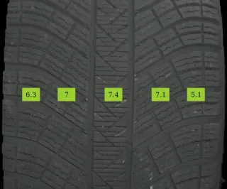 275/40 R20 106V WINTERREIFEN PORSCHE PANAMERA 20 ZOLL ALU KOMPLETTSATZ 6-7MM - Bild 7