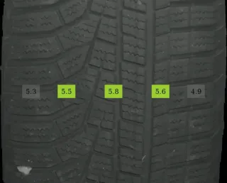 205/55 R17 WINTERREIFEN A-KLASSE F2A 17 ZOLL ALUFELGEN KOMPLETTSATZ 5-6MM - Bild 5