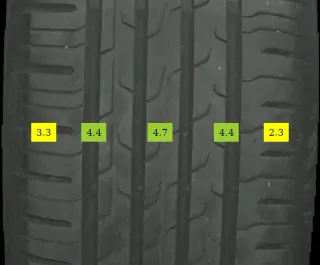 205/55 R17 MERCEDES  A-KLASSE W177 17 ZOLL ALUFELGEN KOMPLETTSATZ 4MM - Bild 8