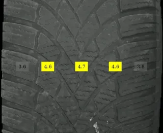 215/65 R17 103H WINTERREIFEN VW TIGUAN 5N (II) 17 ZOLL ALU KOMPLETTSATZ 4MM - Bild 7