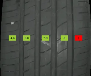 2x 255/65 R17 114H Sommerreifen Nexen N Fera RU1 SUV 6-7mm DOT 5022 - Bild 3
