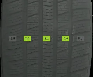 2x 235/50 R18 101W Ganzjahrreifen Radar Dimax 4 season 7mm DOT 4424 - Bild 2