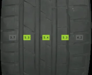 1x 255/35 R20 97Y  Sommerreifen Hankook Ventus evo 5mm DOT0620 - Bild 1