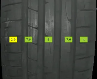 4x 205/45 R18 90Y Sommerreifen Dunlop Sportmaxx 7mm DOT 1621 - Bild 4
